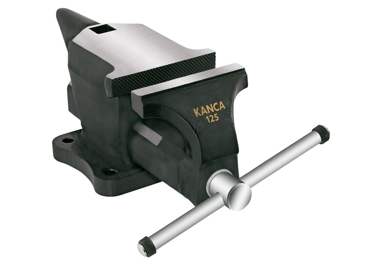 Smidesskruvstycke 125mm