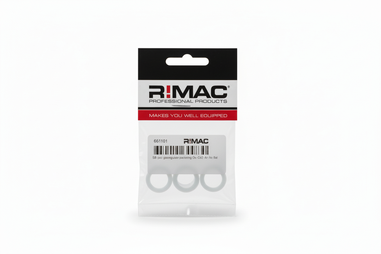 Rimac Sb-pac Gasregulatorpackning Ox -co2- Ar-ni/ 5st 18x12mm