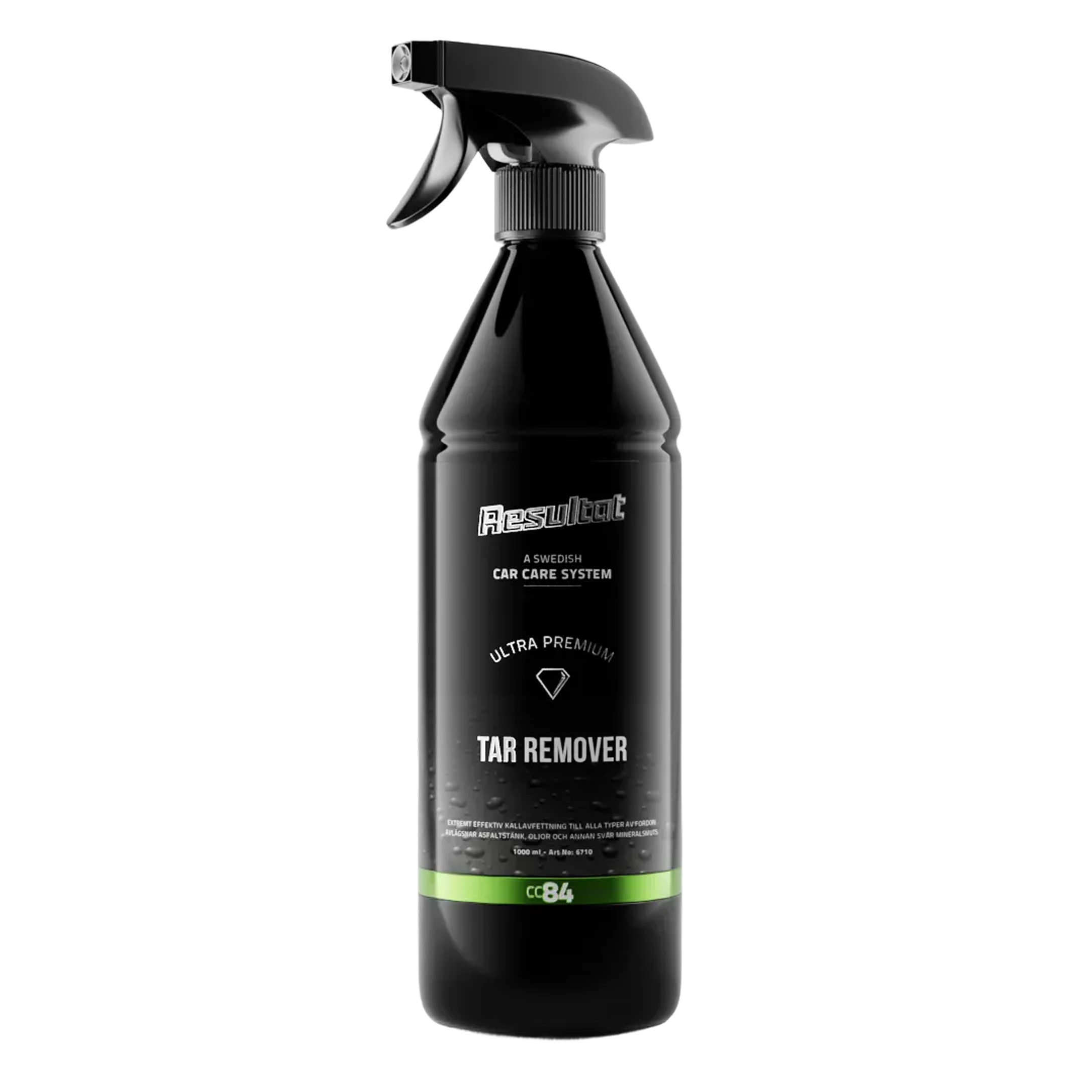 Resultat tar remover CC84 1,0L