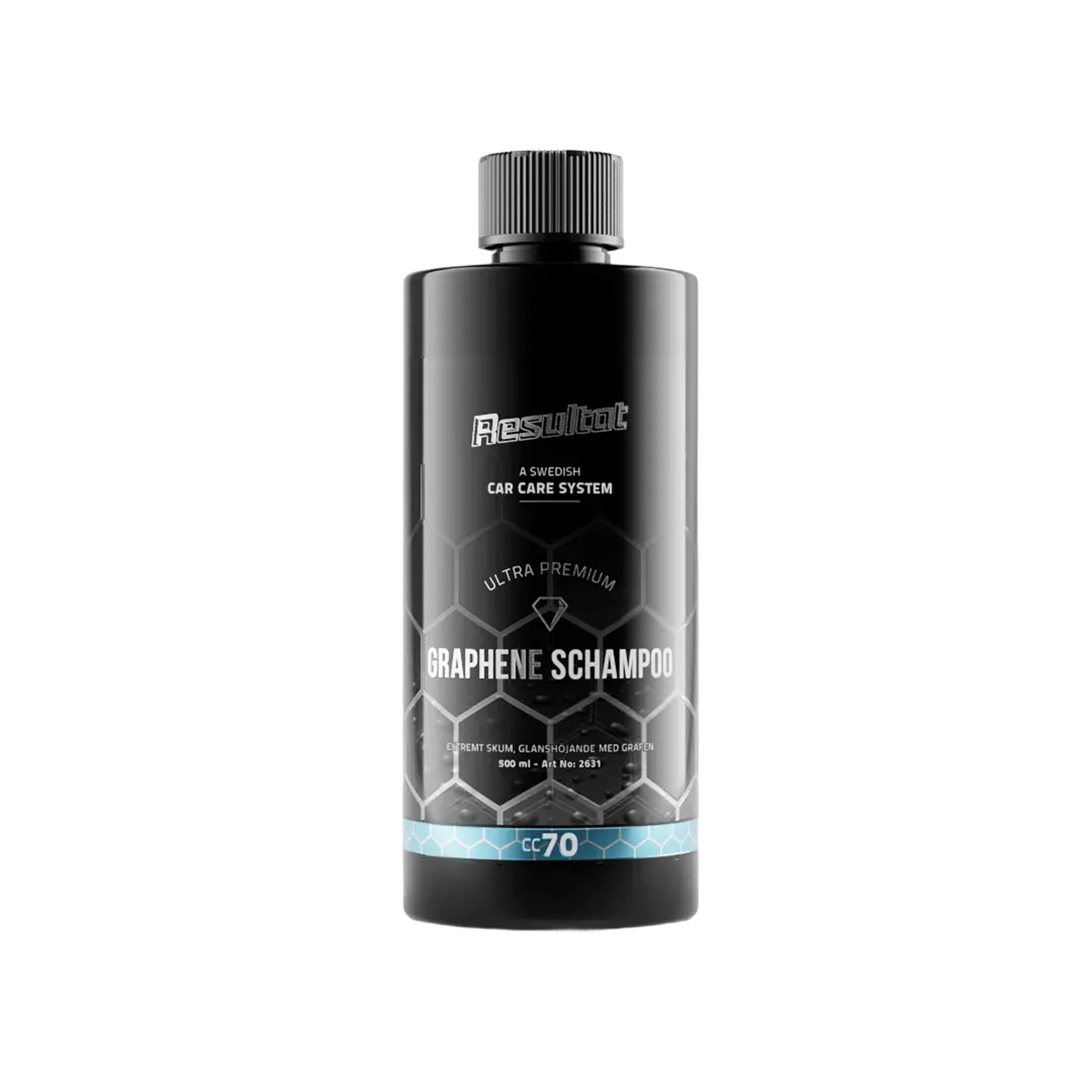 Resultat graphene schampo CC70 0,5L