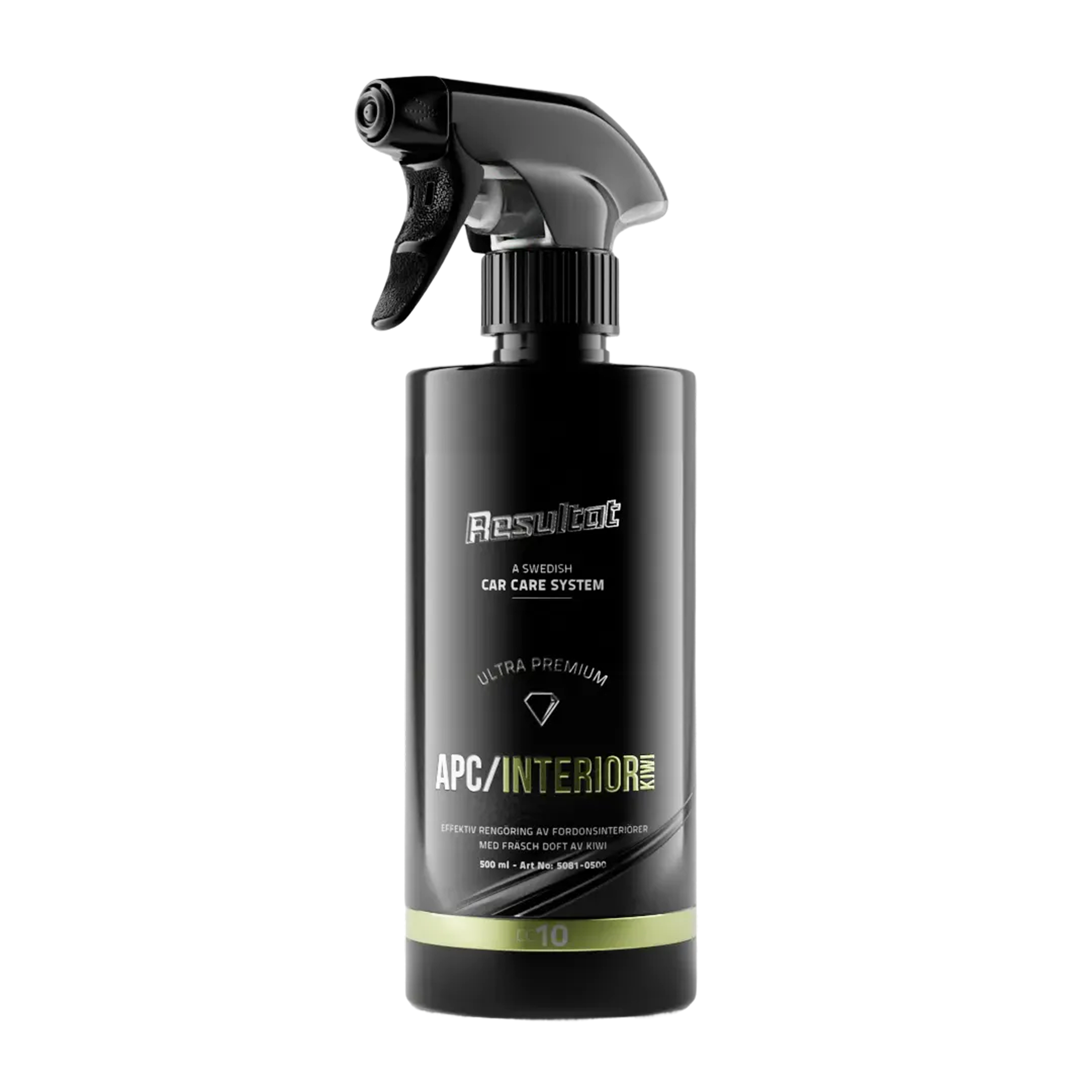 Resultat interiör CC10 kiwi 0,5L