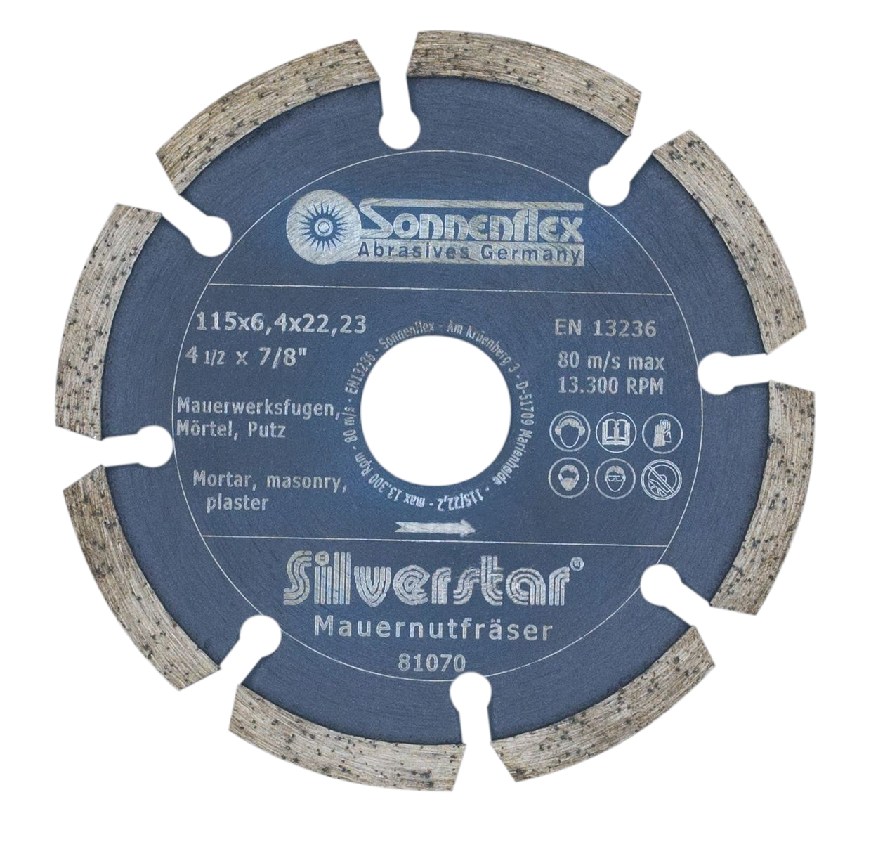 115x6,4x22,23 SiS Tuck pointing blades