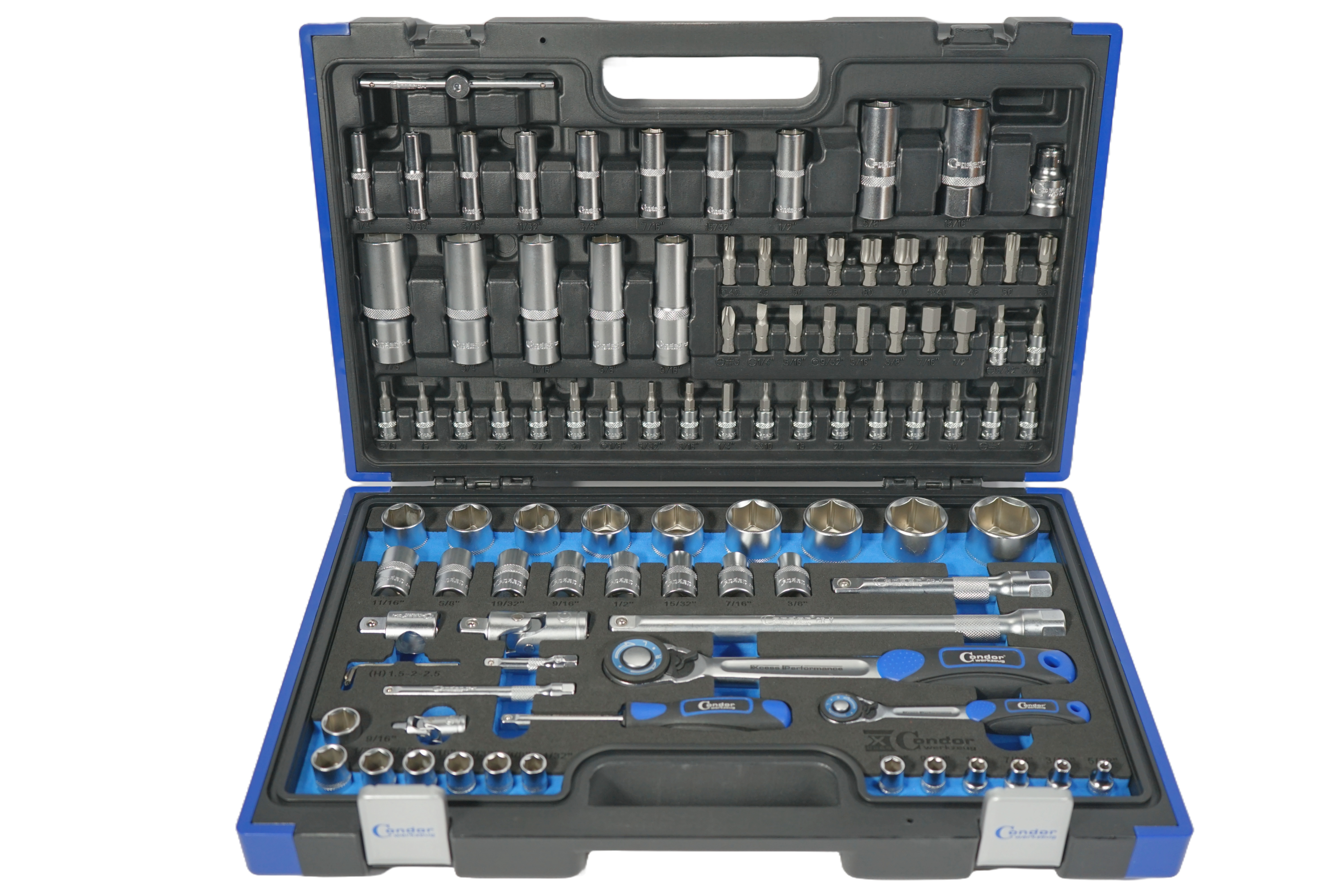 Hylsnyckelsats 6-kant 4-32mm 98-del