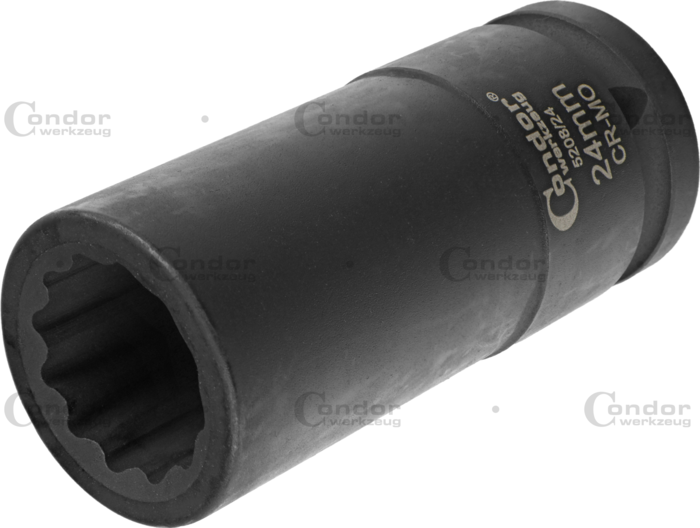 Drivaxel Hylsa, 3/4", CrMo, 12-kant 24 mm