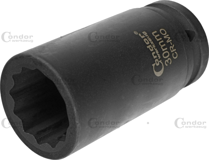 Drivaxel Hylsa, 3/4", CrMo, 12-kant 30 mm