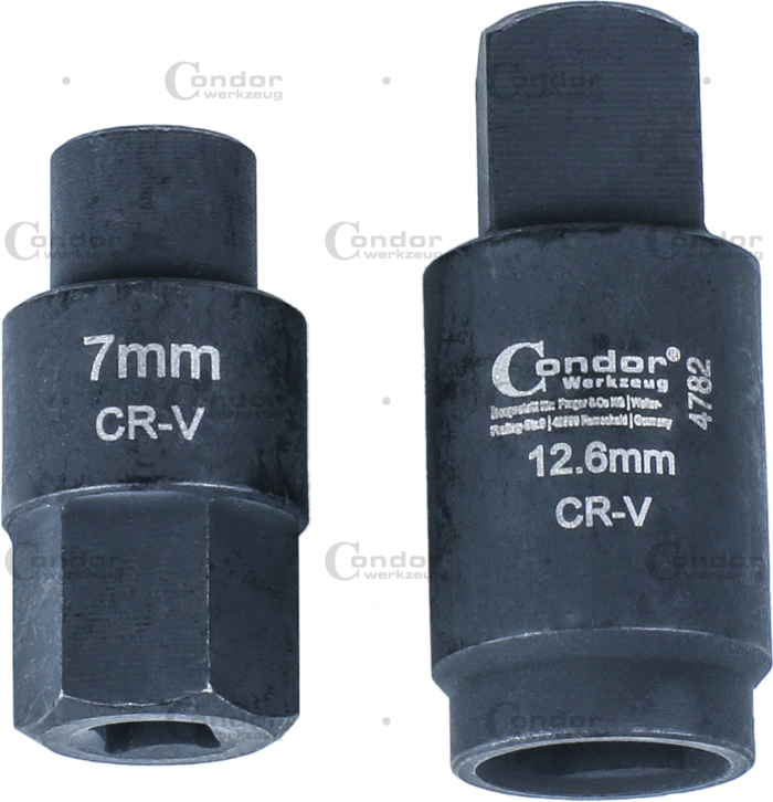 3-kants Hylsor, för Bosch insprutningspumpar, 2 delar.