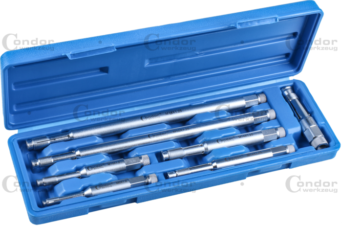 Tänd och Glödstift Gängrensare Set, 7 delar.