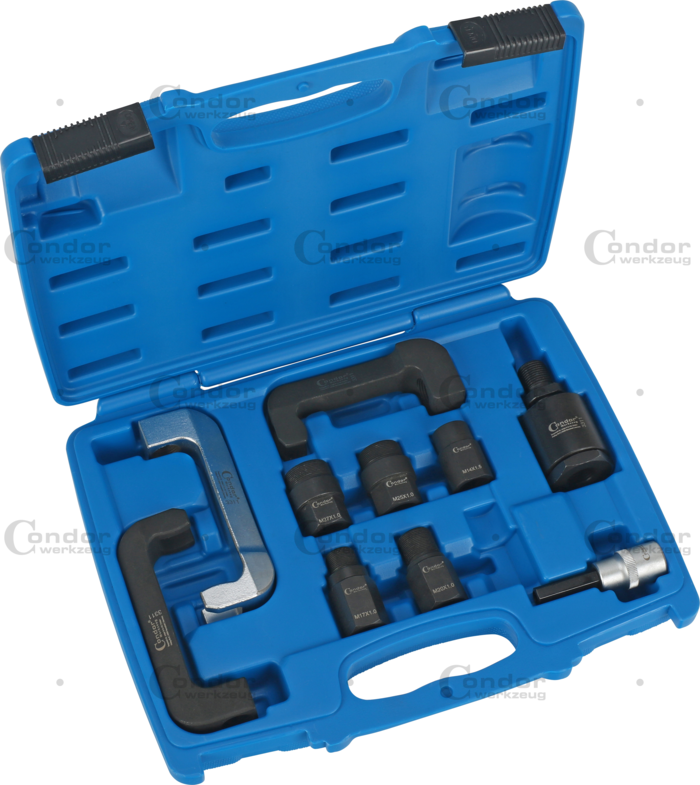 Diesel Injector krok och Gängadapter Set, 10 delar.