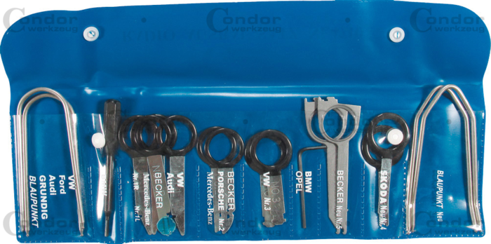 Radiodemontering Set, 18 delar.