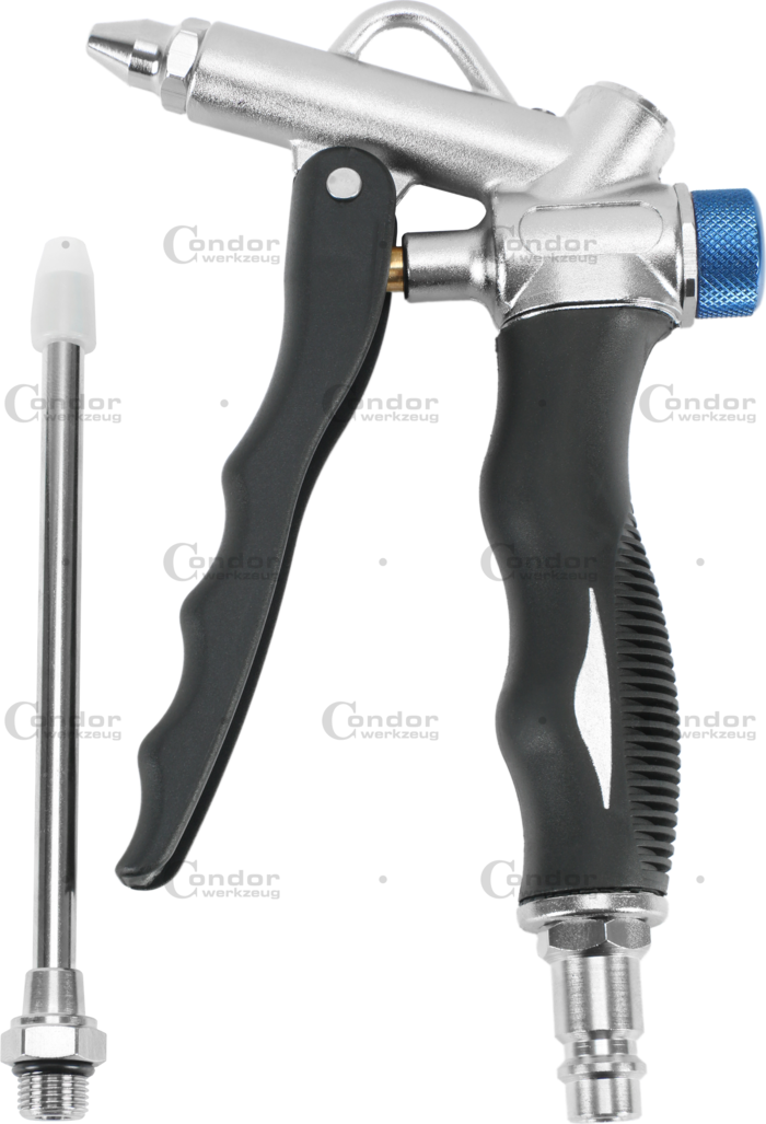 Blåspistol, 2-vägs luftanslutning