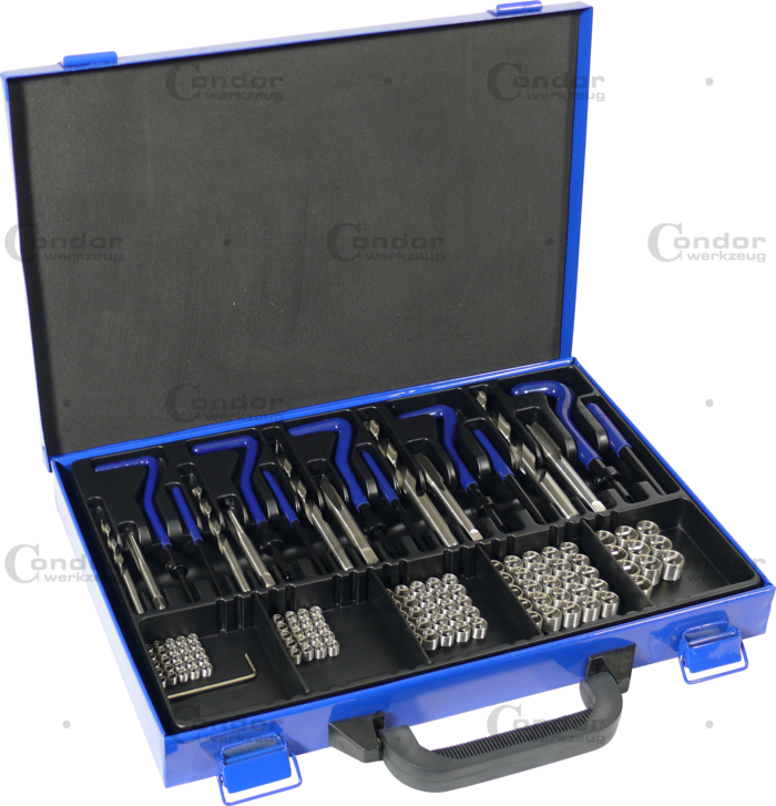 Gängreparationssatser, 130 delar.