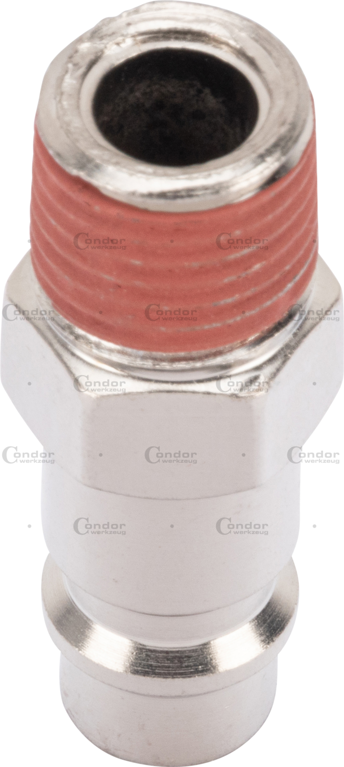 Tryckluft Nippel, 1/4" utvändig gänga, BSPT