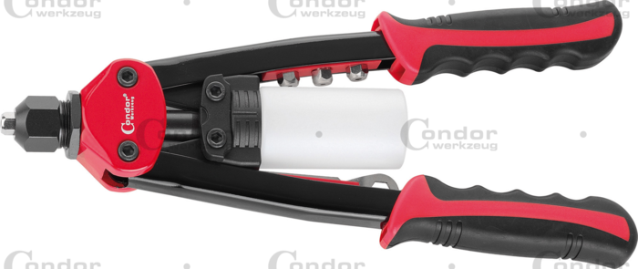 Popnitstång, med avfallsbehållare, för nitar ø 3.2-6.4 mm