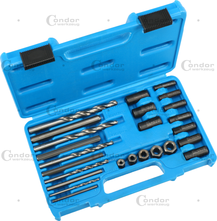 Pinnbultsurdragare Set, 25 delar., för skruvar/bult M5-16