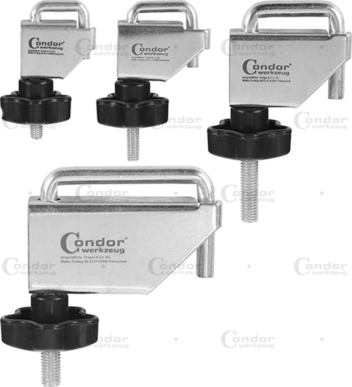Slangklämma Set, för ø upp till 10, 15, 25 och 45 mm, 4 del.