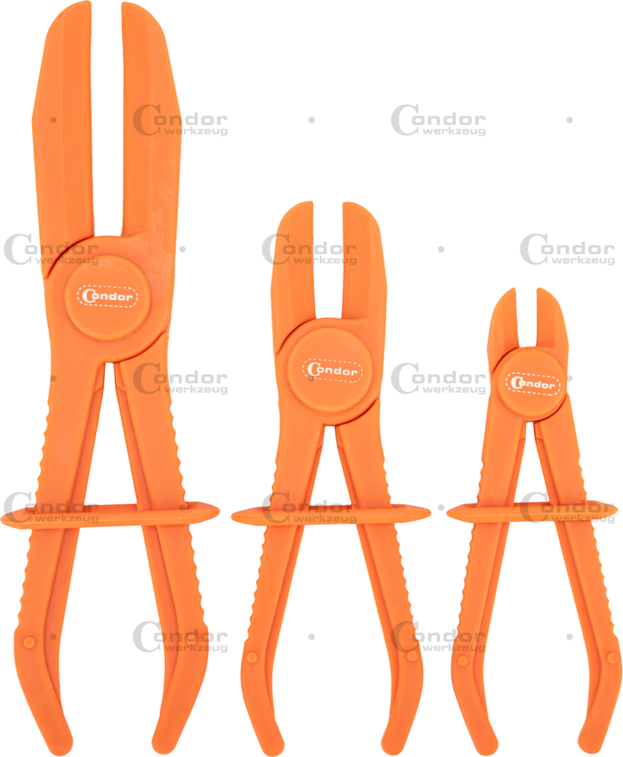 Flexibla Ledningsklämmor, 3 delar., plast, 150-250 mm