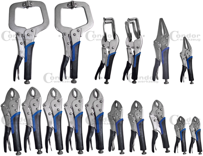 Griptänger Set, 16 delar.