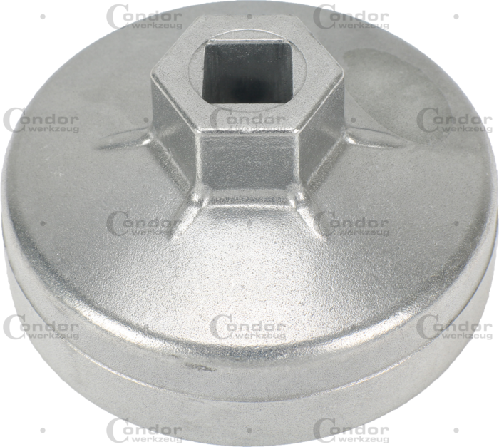 Oljefilternyckel, 74 mm x P14, aluminium