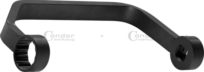 Oljefilternyckel, vinklad