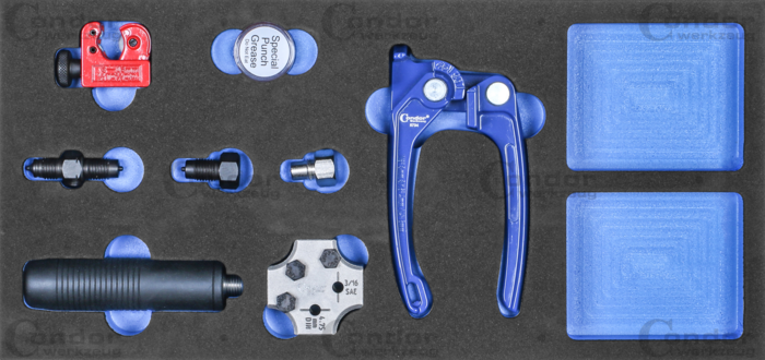 Bromsrör Koningsverktyg i Foam 1/3, 8 delar.