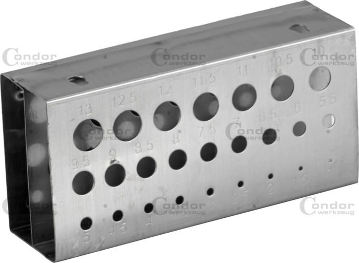 Borrställ, för storlekar 1-13 mm