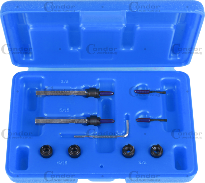 Punktsvets Fräs Set, HSS, ø 8+9.5 mm, inkl. Reserv