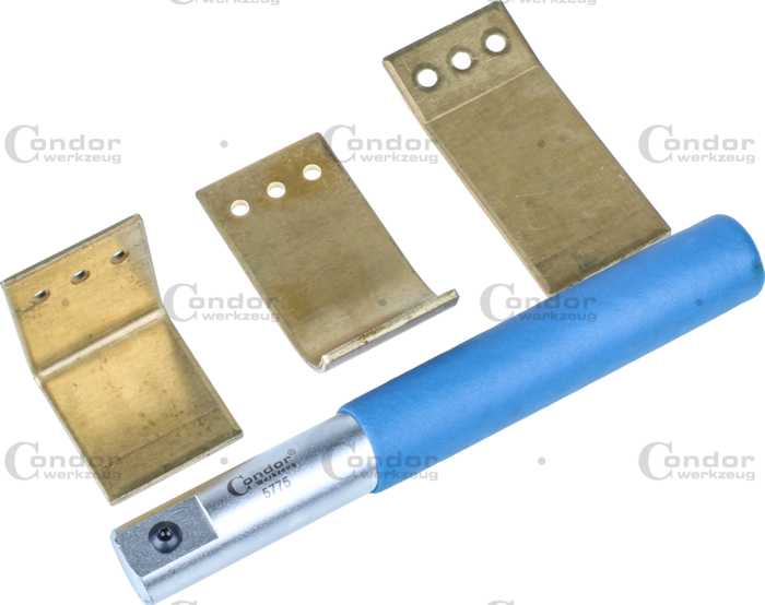 Kopparplatta svetsverktyg, 4 delar.