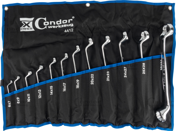 Ringnyckel Set, xcess performance, 12 delar., 6-32 mm