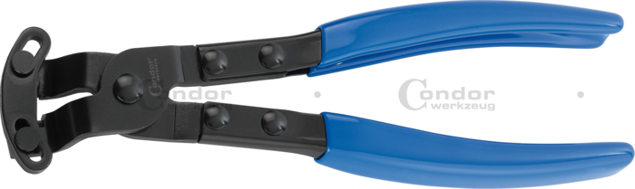 Slangklämmetång, för sidvis arbete