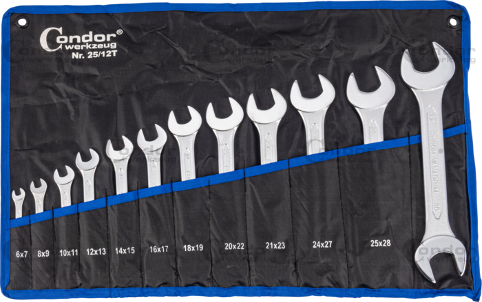 Blocknyckel Set, 12 delar., 6-32 mm