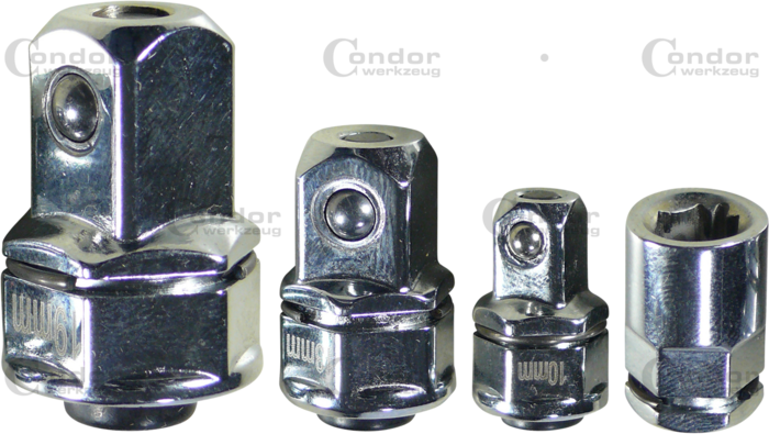 Adapter Set för Spärringnyckel, 4 delar.