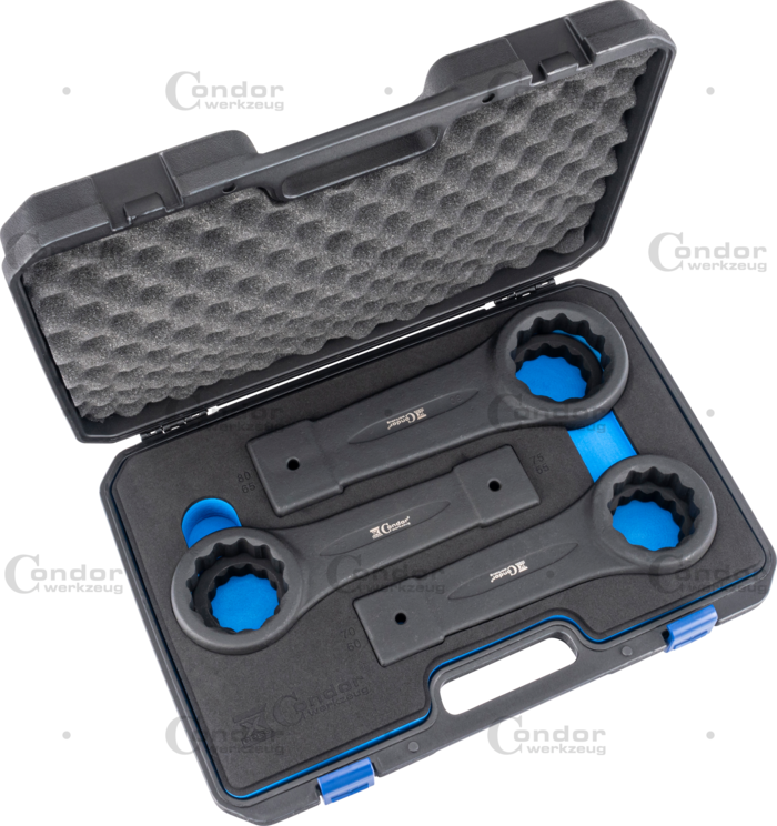 Slagringnyckel Set, 6 delar., 55-80 mm