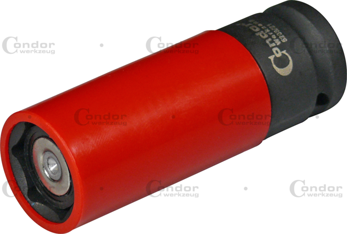 Hjulmutter Hylsa, 1/2", magnetisk, 6-kant 21 mm