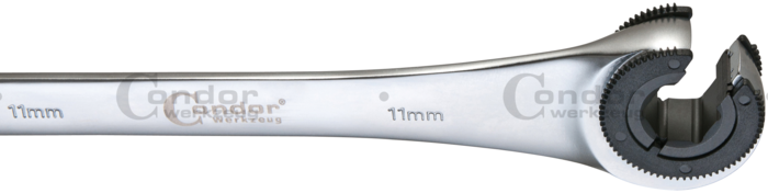 Bromsluftningsnyckel med spärr