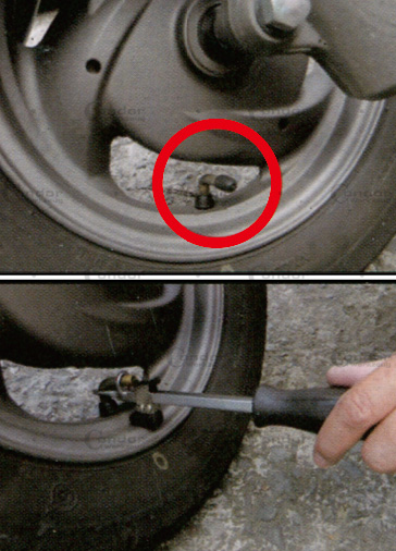 Däckventil Monteringsverktyg