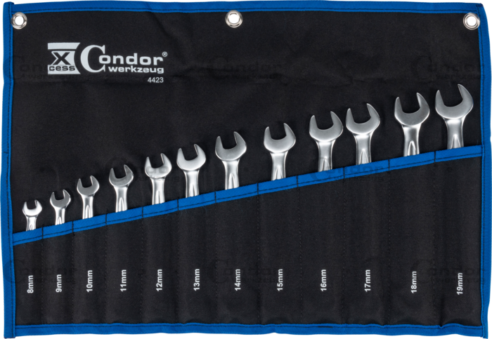 U-Ringnyckel Set, 12 delar., Varioplus 8-19 mm