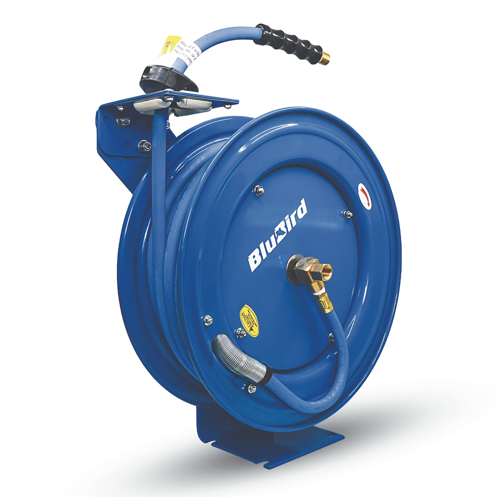 Blubird luftslangvinda singelarm 1/2" 15m Medium