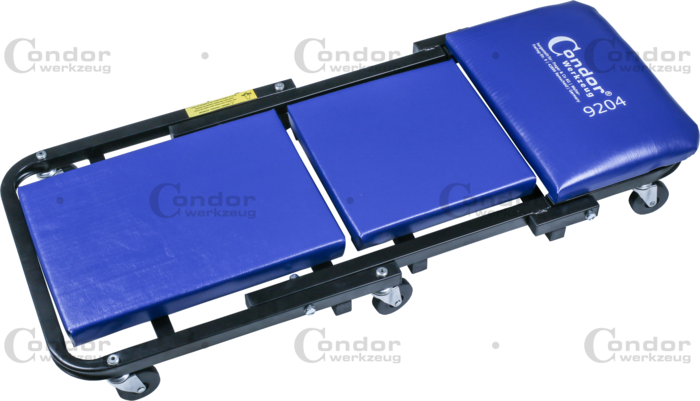 Vikbar verkstadsliggvagn / pall