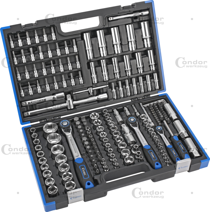 Hylsnyckelsats 6-kant 4-32mm 180-del