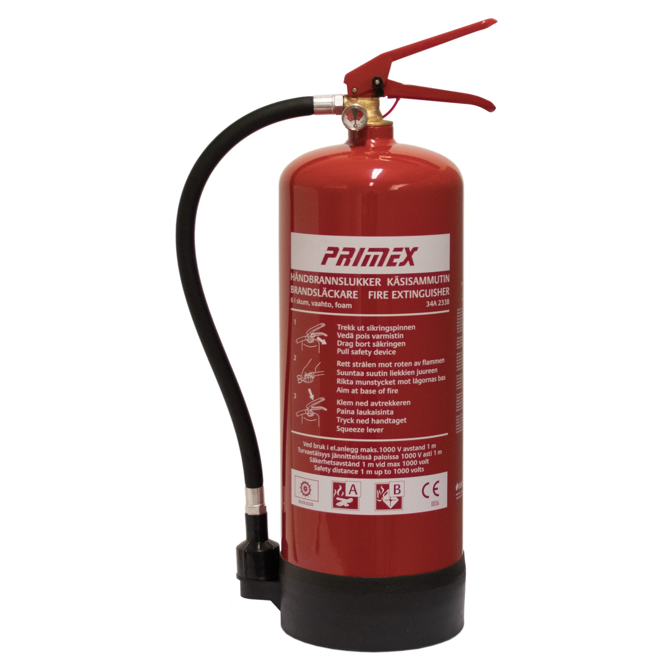 Brandsläckare Skum 6l