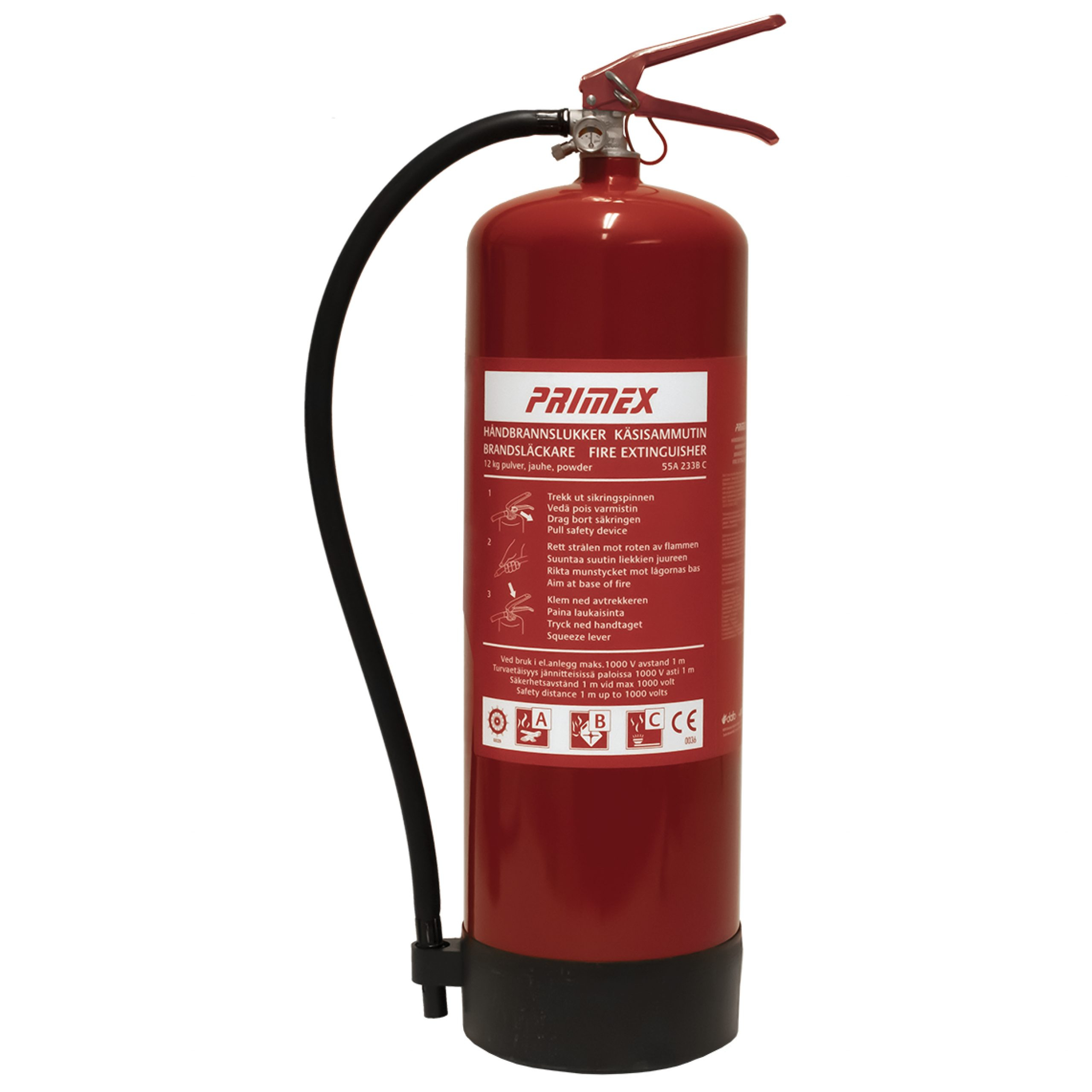 Brandsläckare Pulver 12kg